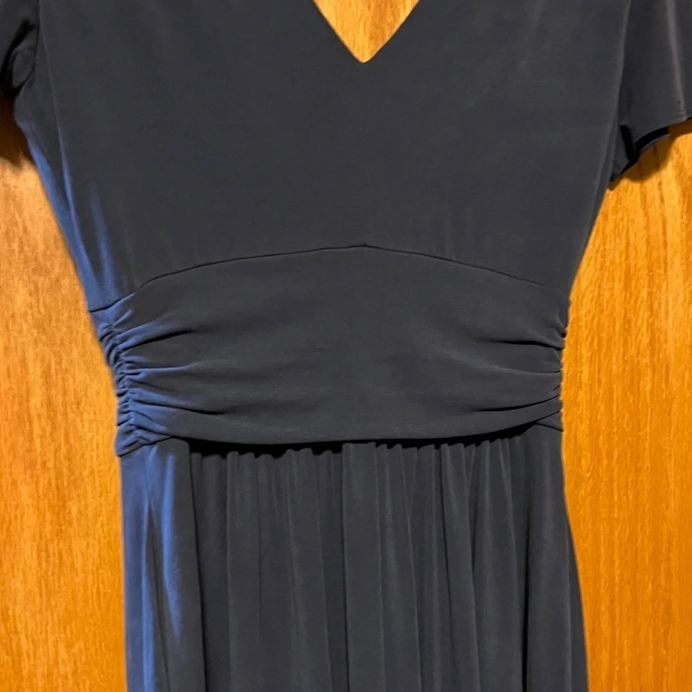 Sundance Classic Blue V-Neck Midi Dress - Picture 11 of 11